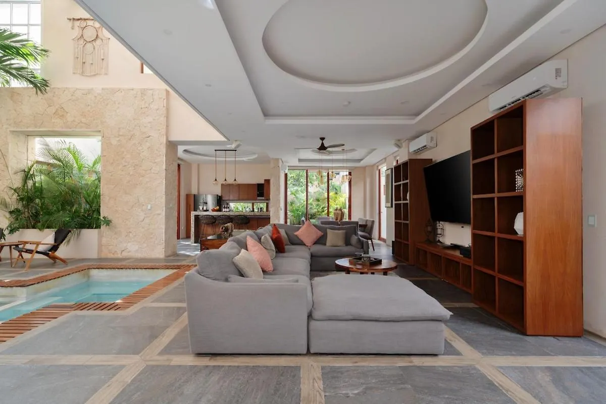 Wayak Luxury 5Br Private Pool Gym, 24 7Security Villa Tulum Mexico