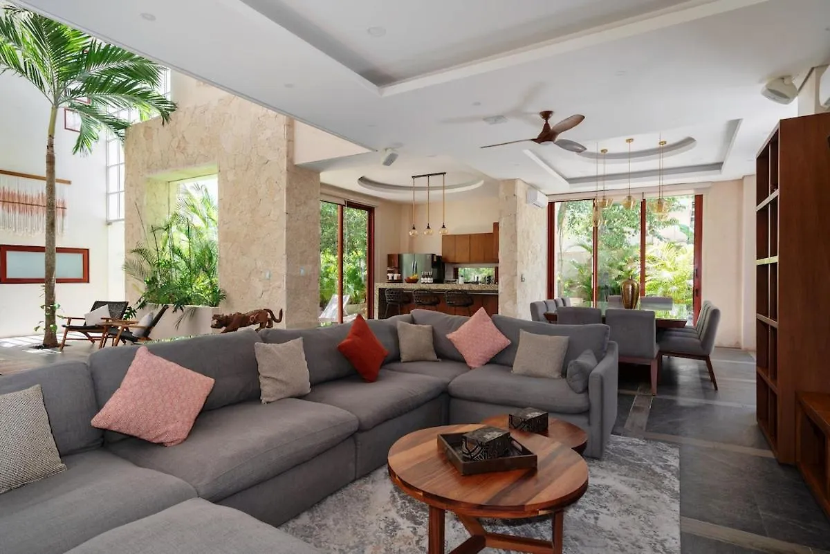 Wayak Luxury 5Br Private Pool Gym, 24 7Security Villa Tulum Mexico